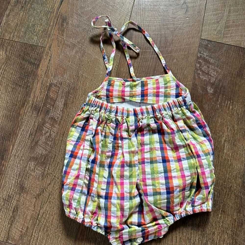 Baby Petite Palace Plaid Bodysuit 6 Months Multi-color